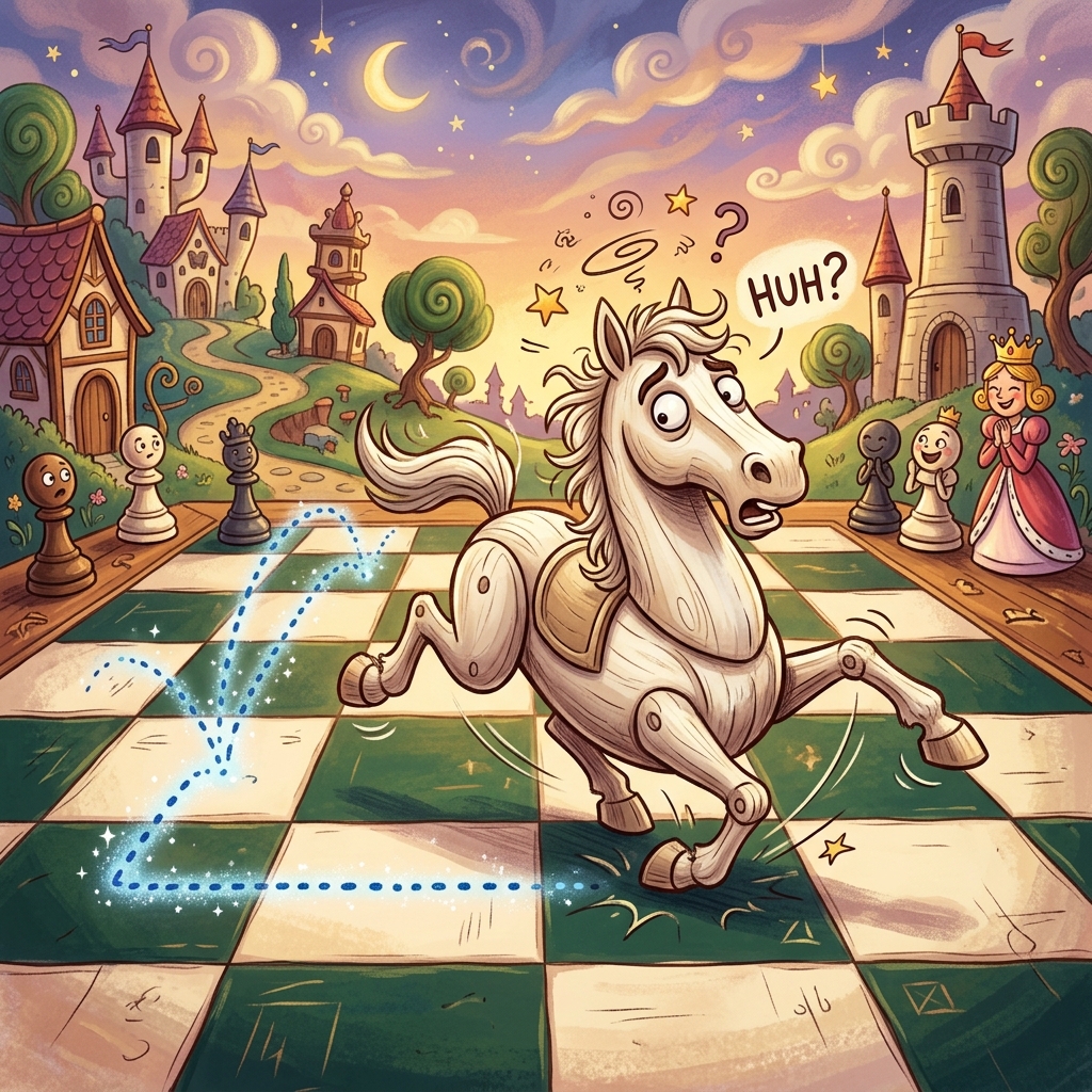 Caballo en L
