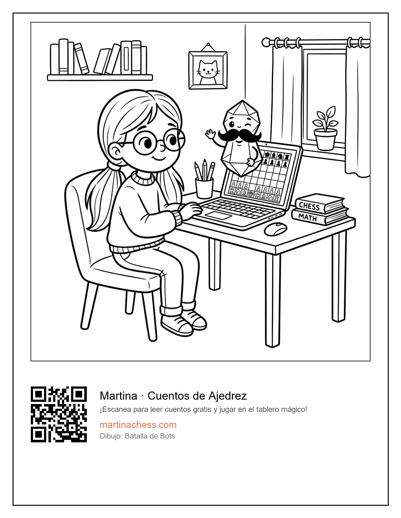 Lámina Batalla de Bots