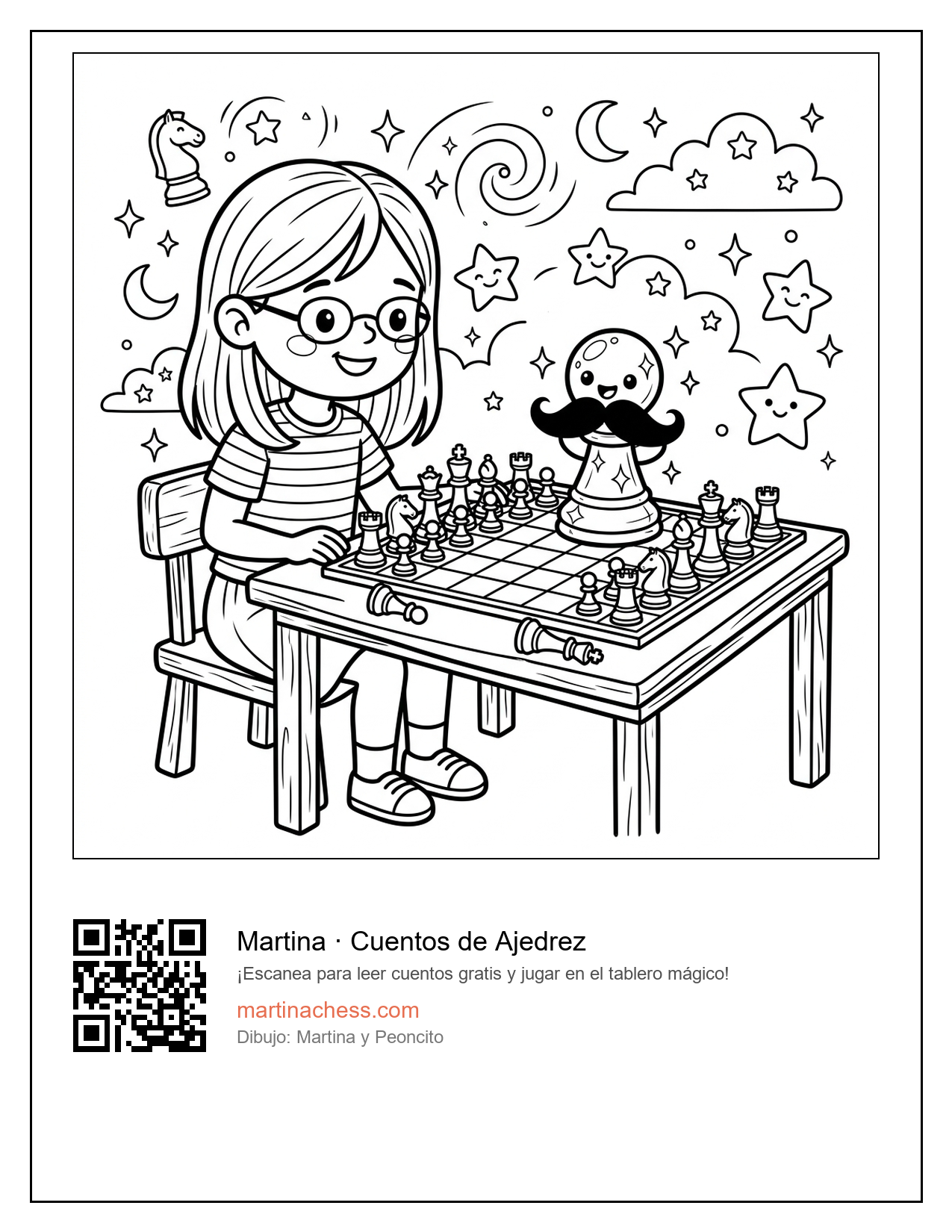 Lámina Martina y Peoncito