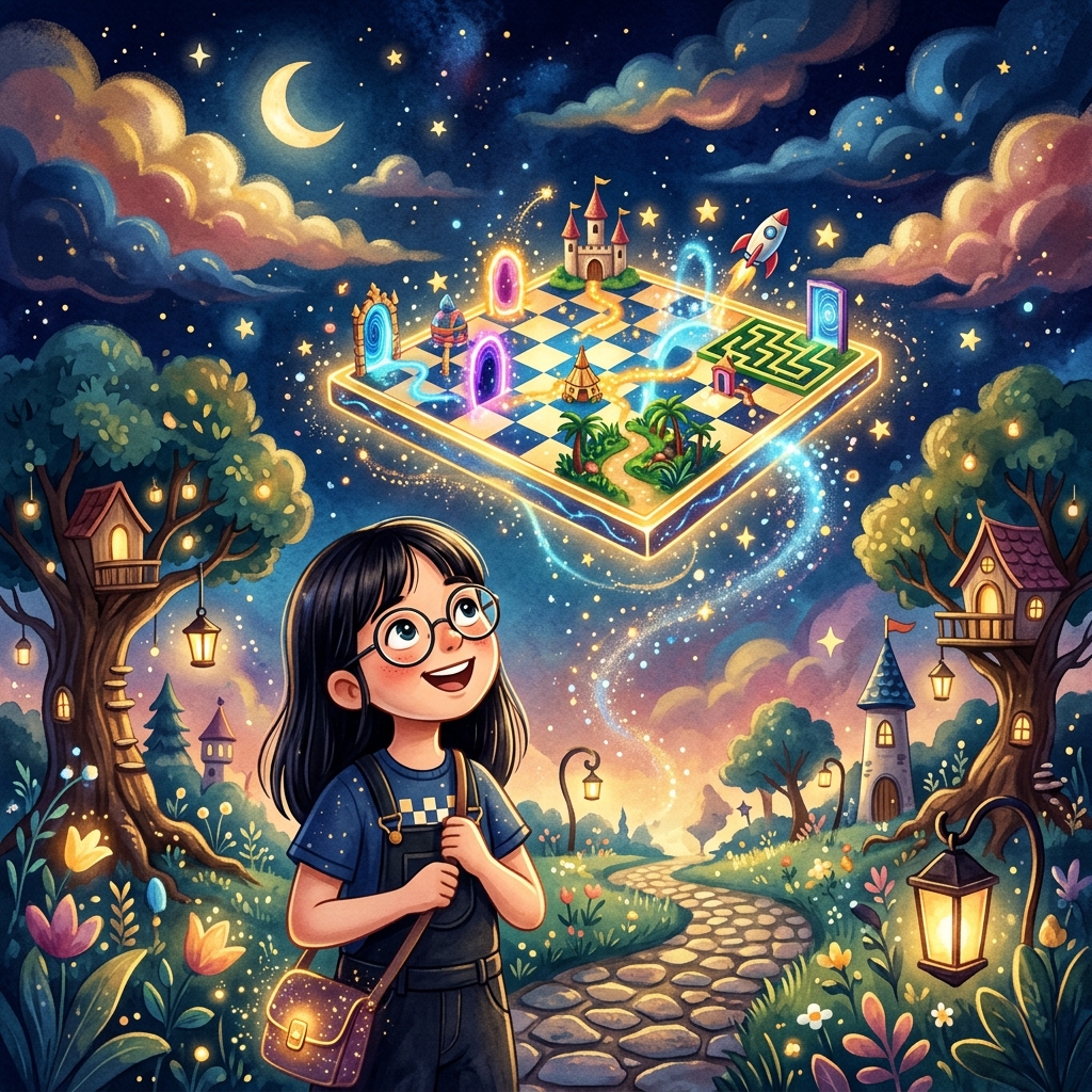Tablero Mágico de Juegos de Martina