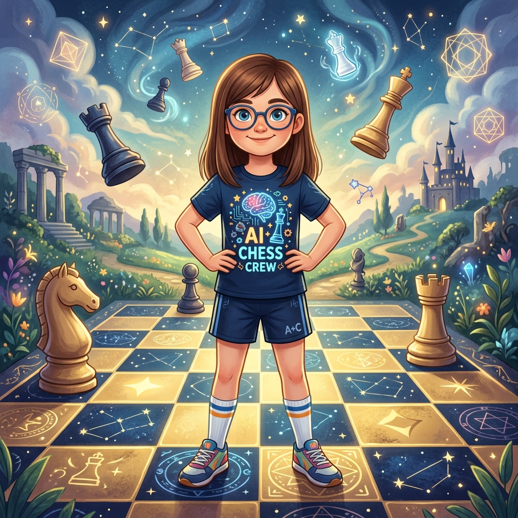 Martina, la campeona de ajedrez